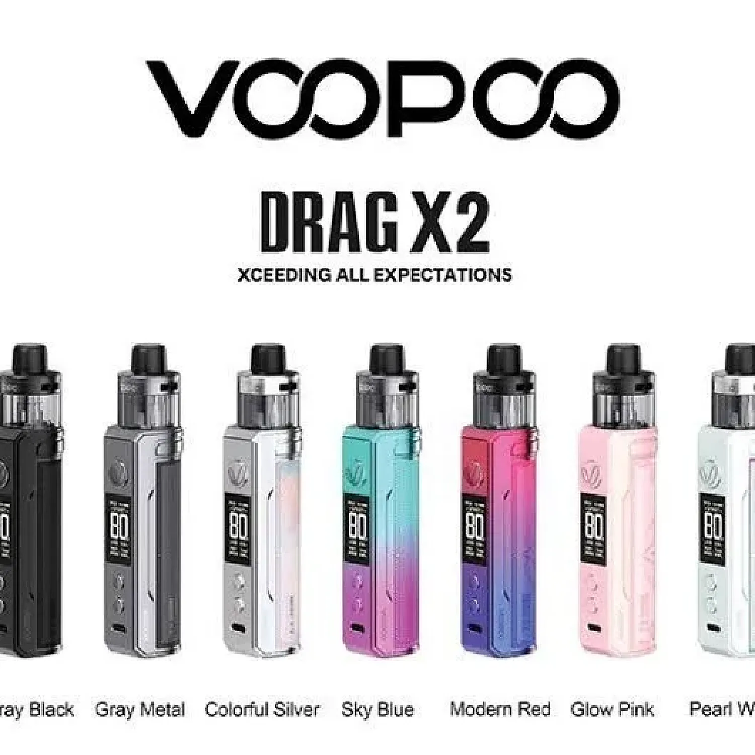 Voopoo - Drag X2 80 W Pod Mod Elektronik Sigara - En Uygun Fiyatlı Orijinal Ürün