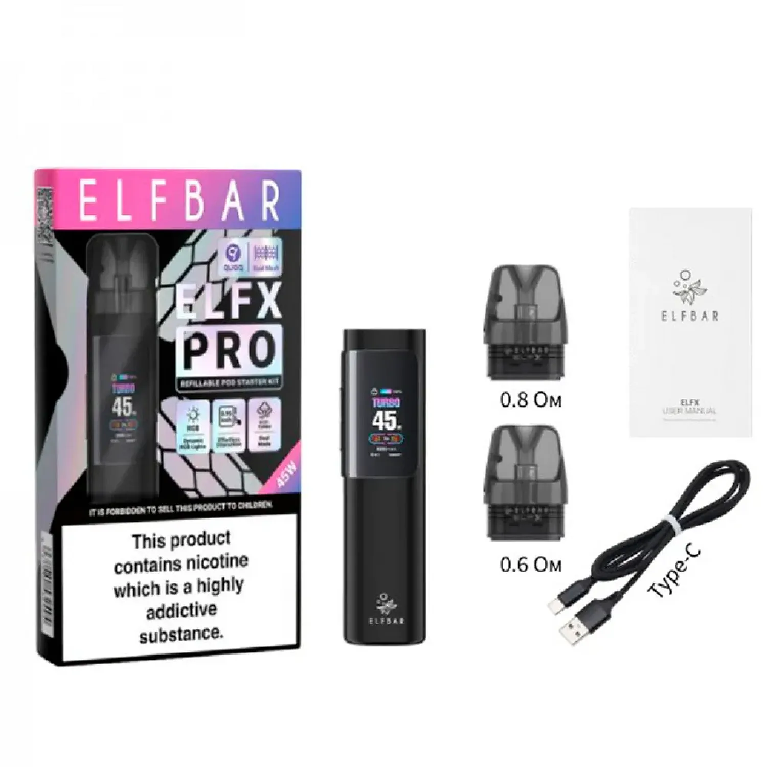 Elf Bar - ELFX PRO Pod Mod 1200 Mah Elektronik Sigara - En Uygun Fiyatlı Orijinal Ürün