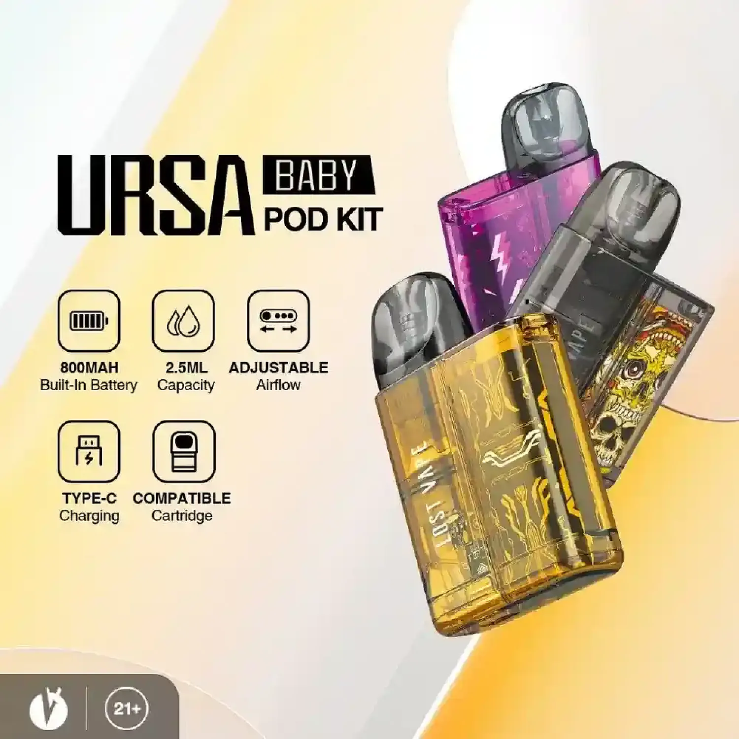 Lost Vape - Ursa Baby Pod Mod Elektronik Sigara - En Uygun Fiyatlı Orijinal Ürün