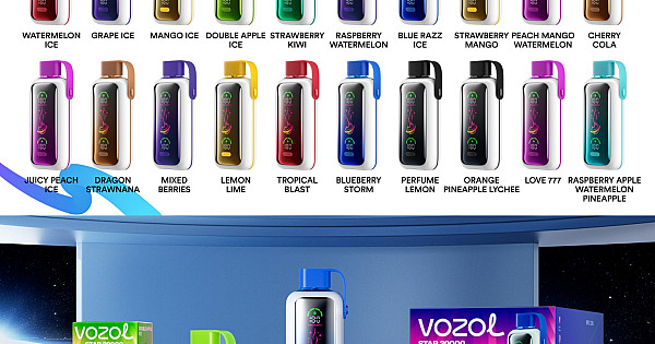 vozol 20000 yorum Vuse Go Blinkt Blau VUSE GO Reload – aufladbare E-Zigarette mit 4  Geschmacksrichtungen main image 0