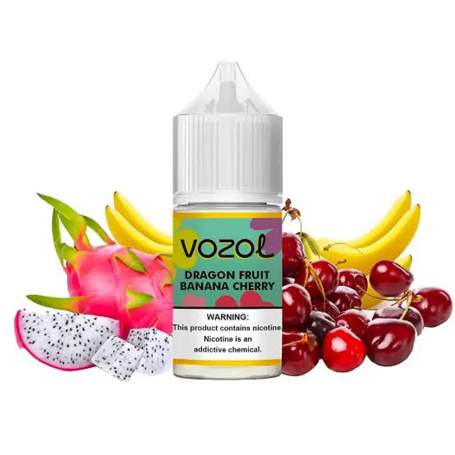Vozol Bar - Dragon Fruit Banana Cherry 30 ml Likit - En Uygun Fiyatlı Orijinal Ürün
