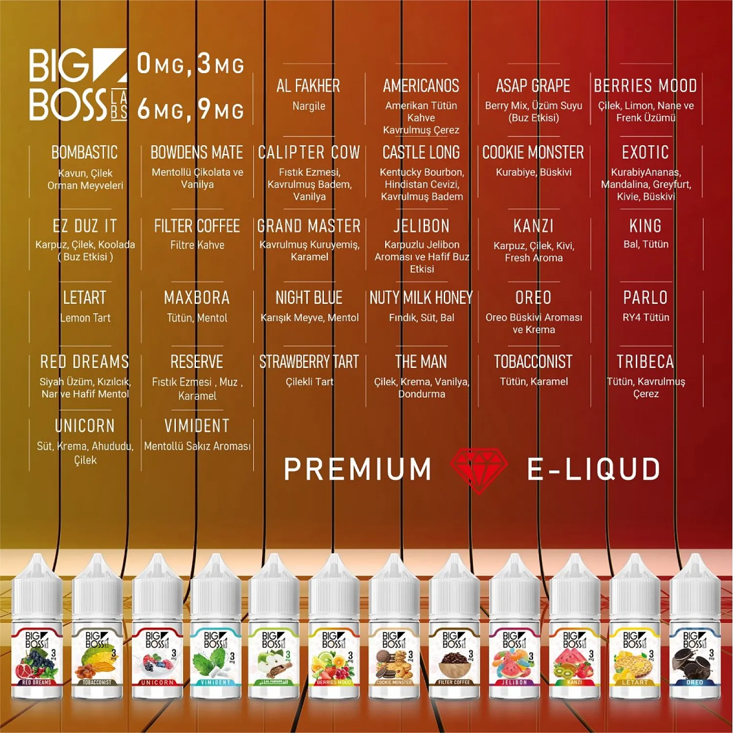 10 Adet 30 ml Big Boss Likit Kampanyası - En Uygun Fiyatlı Orijinal Ürün