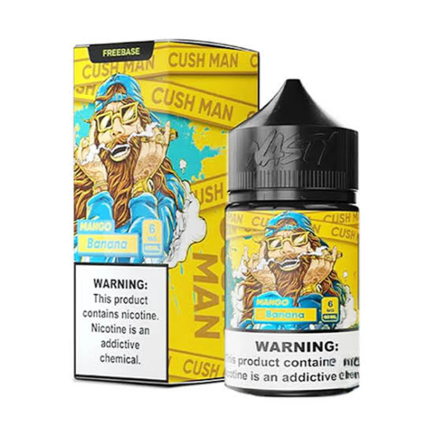 Nasty Juice - Cush Man Mango Banana 60 ml Premium Likit - En Uygun Fiyatlı Orijinal Ürün