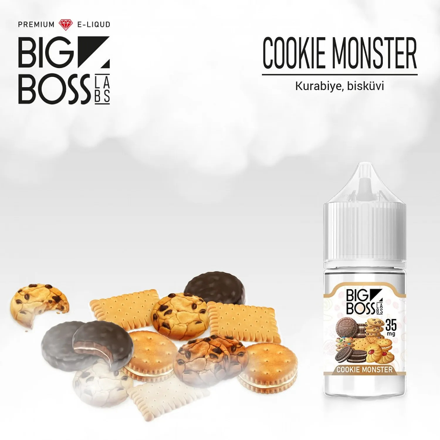 Big Boss - Cookie Monster 30 ml Likit - En Uygun Fiyatlı Orijinal Ürün