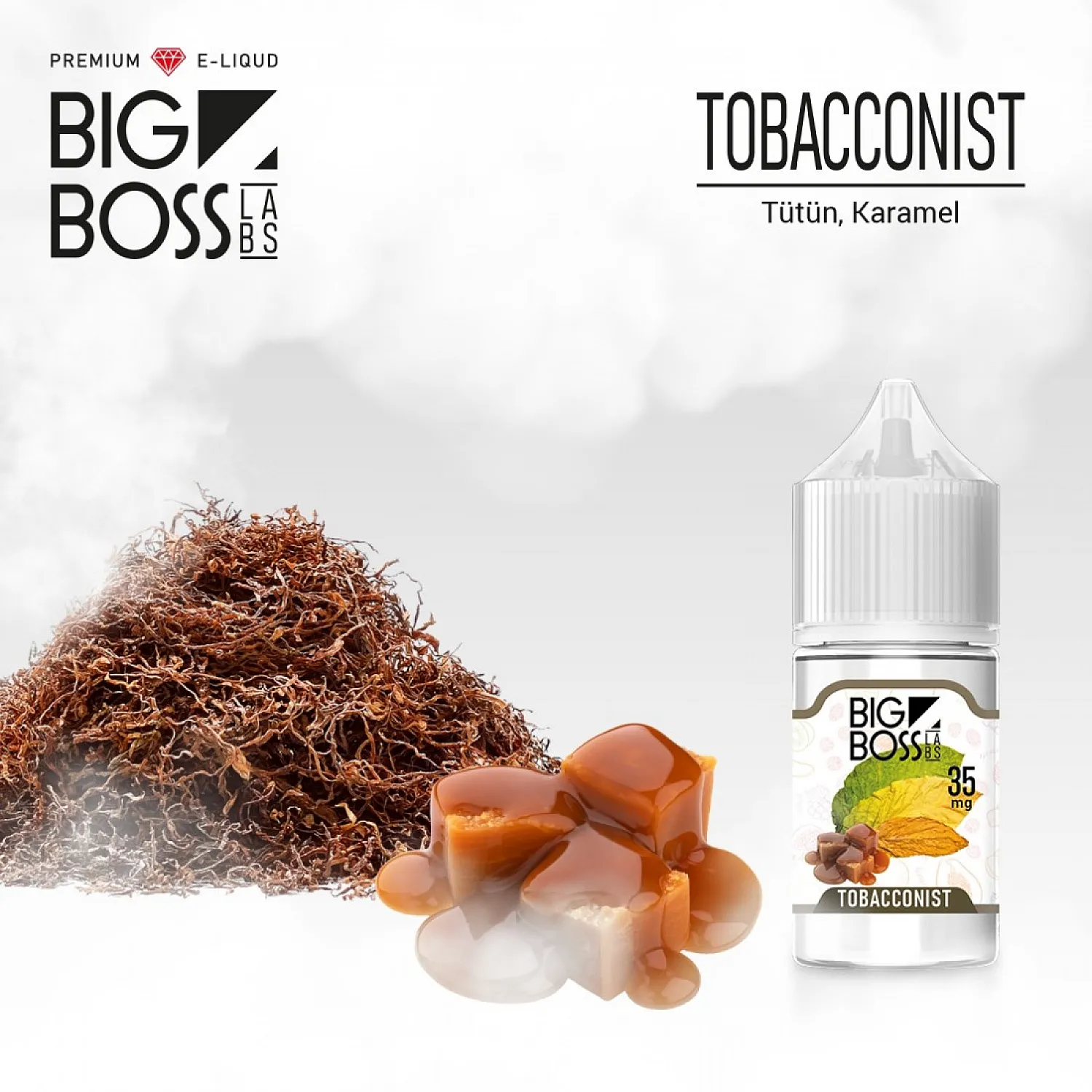 Big Boss - Tobacconist 30 ml Salt Likit - En Uygun Fiyatlı Orijinal Ürün