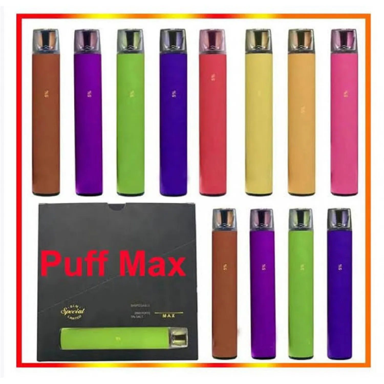 Puff Bar - Max 2000 Puff Tek Kullanımlık Elektronik Sigara