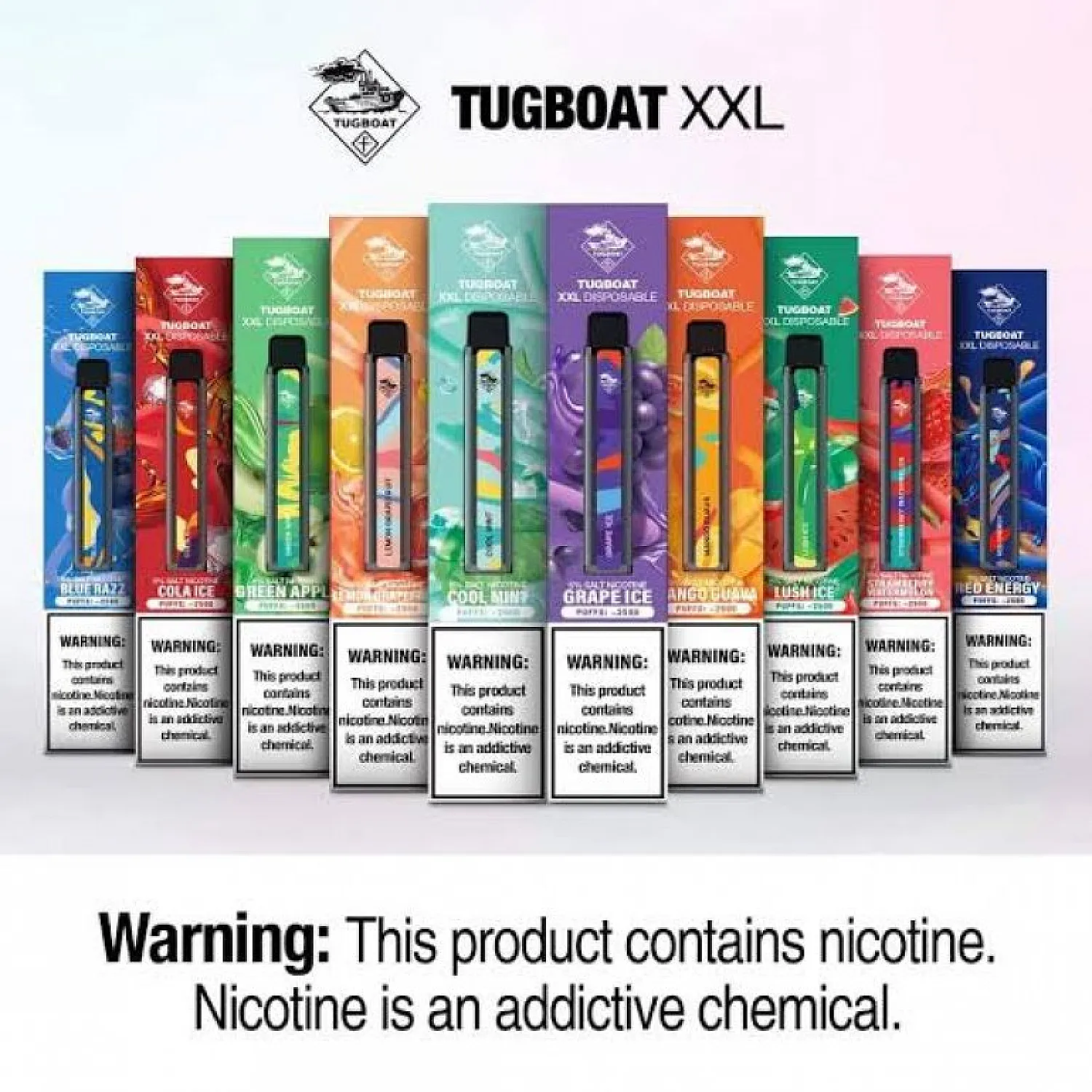 Tugboat XXL 2500 Puff Tek Kullanımlık Elektronik Sigara - En Uygun Fiyatlı Orijinal Ürün