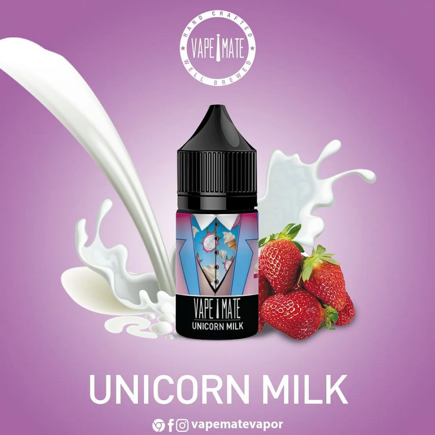 Vape Mate - Unicorn Milk 30 ml Likit