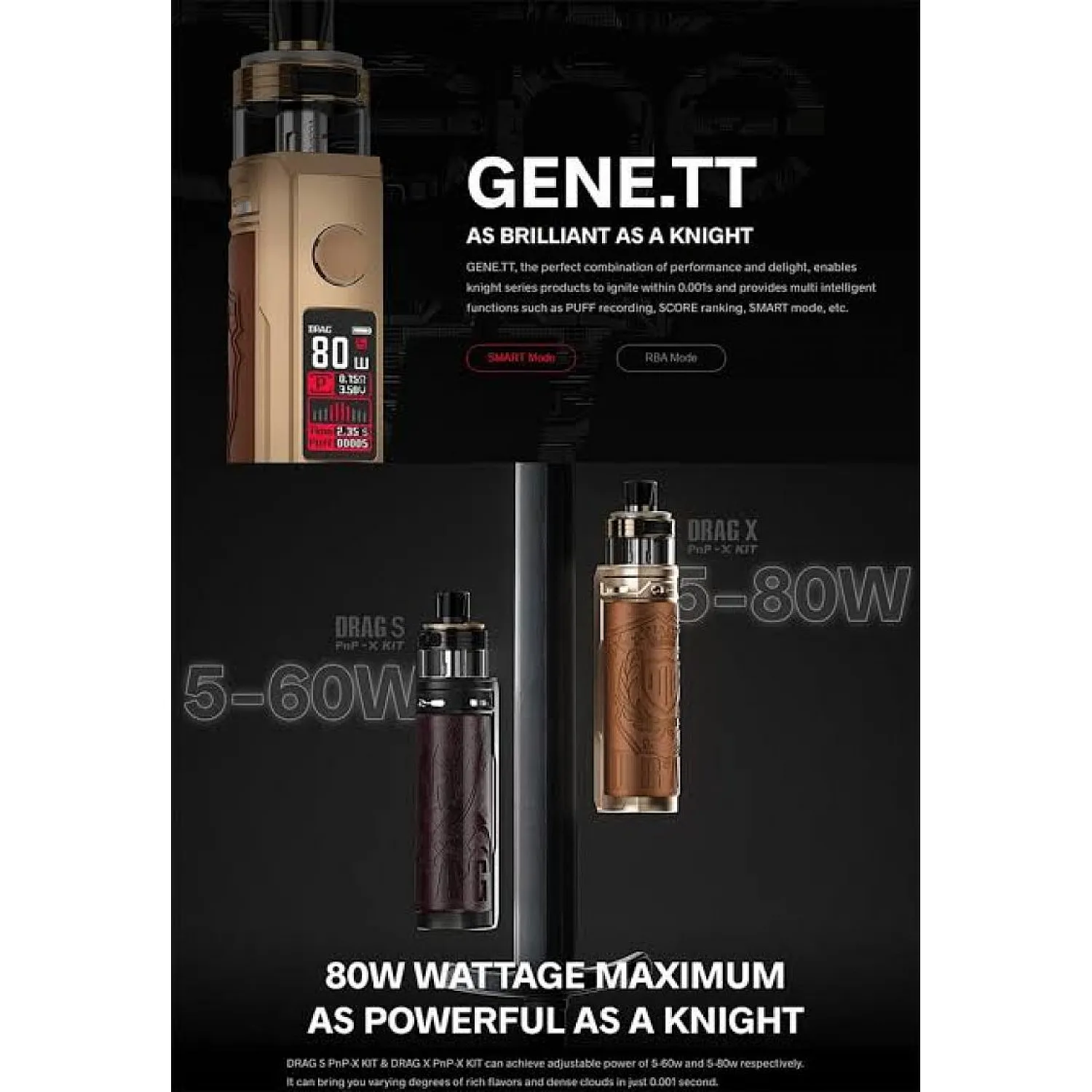 Voopoo - Drag X Pnp-X 80 w Elektronik Sigara Kit - En Uygun Fiyatlı Orijinal Ürün