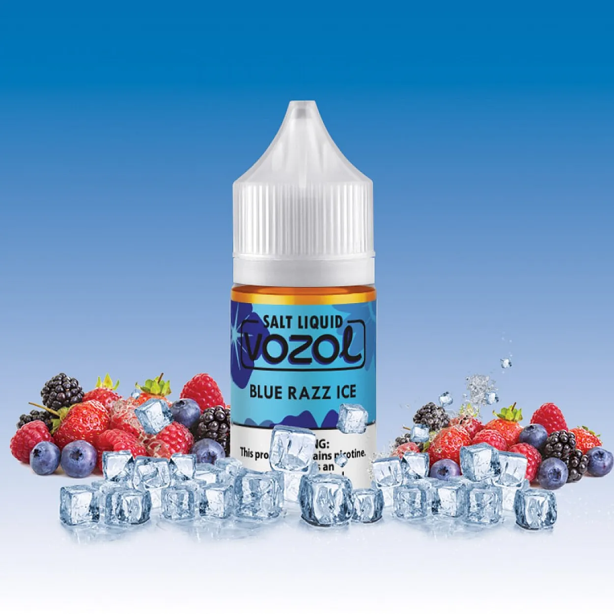 Vozol Bar - Blue Razz Ice 30 ml Likit