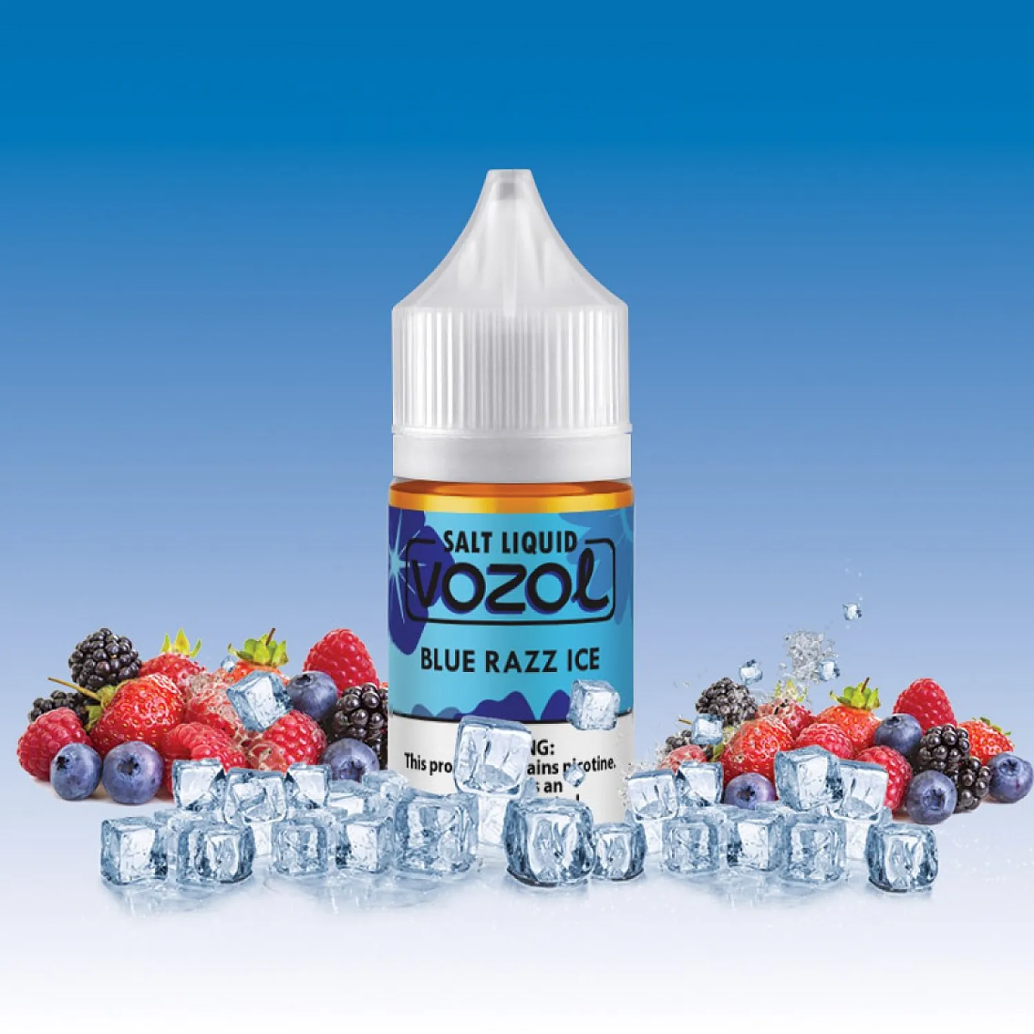 Vozol Bar - Blue Razz Ice 30 ml Likit