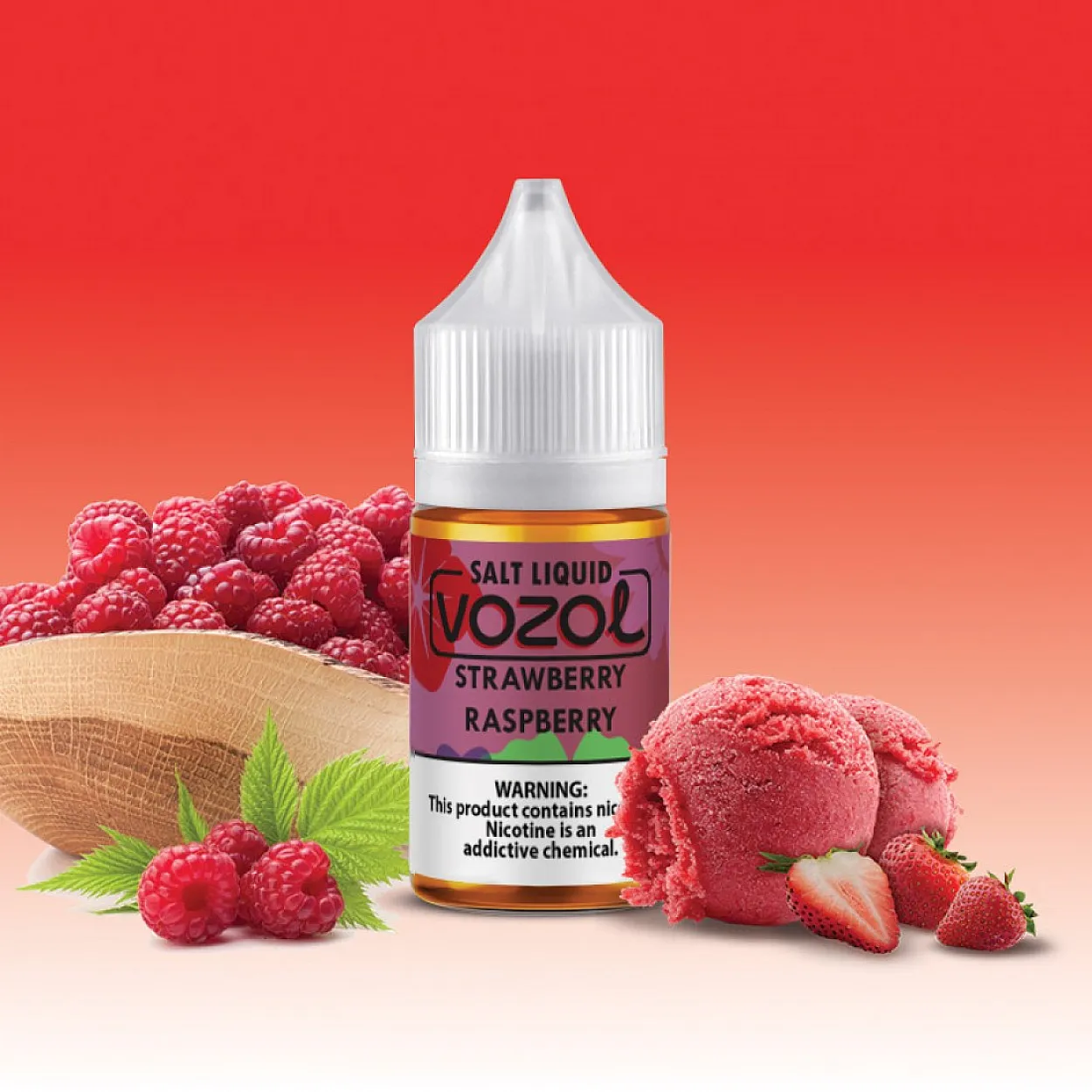 Vozol Bar - Strawberry Rapsberry 30 ml Likit