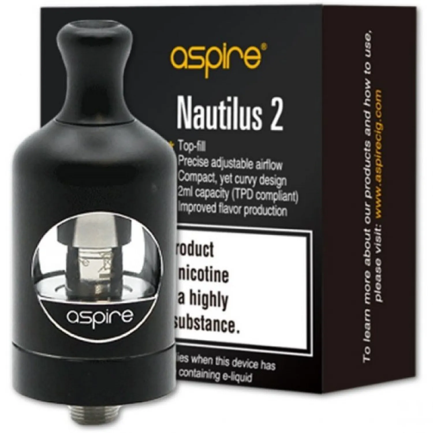 Aspire Nautilus 2 Sigara İçim Elektronik Sigara MTL Atomizer - En Uygun Fiyatlı Orijinal Ürün