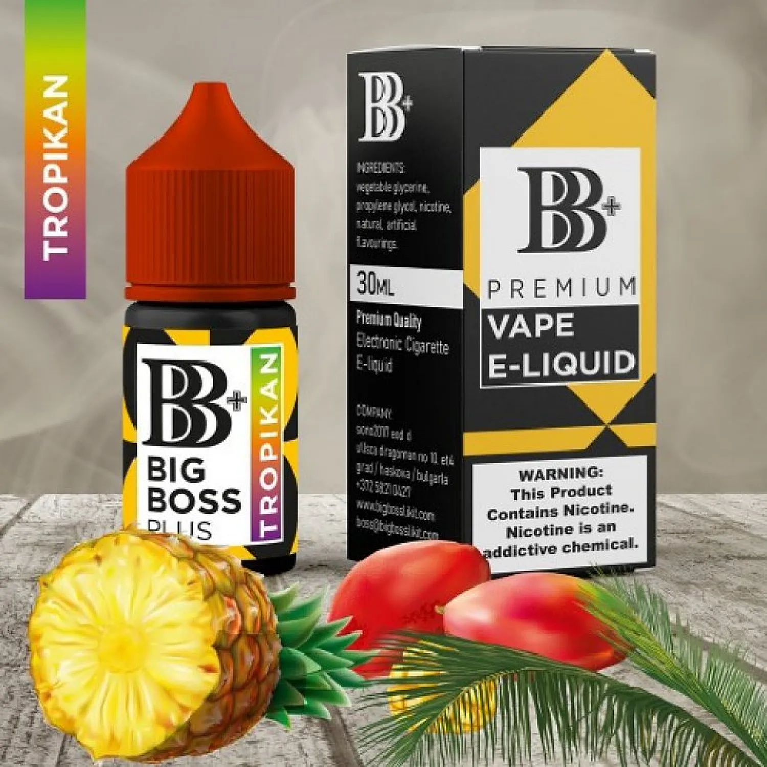 BB+ Özel Seri - Tropican 30 ml Likit - En Uygun Fiyatlı Orijinal Ürün