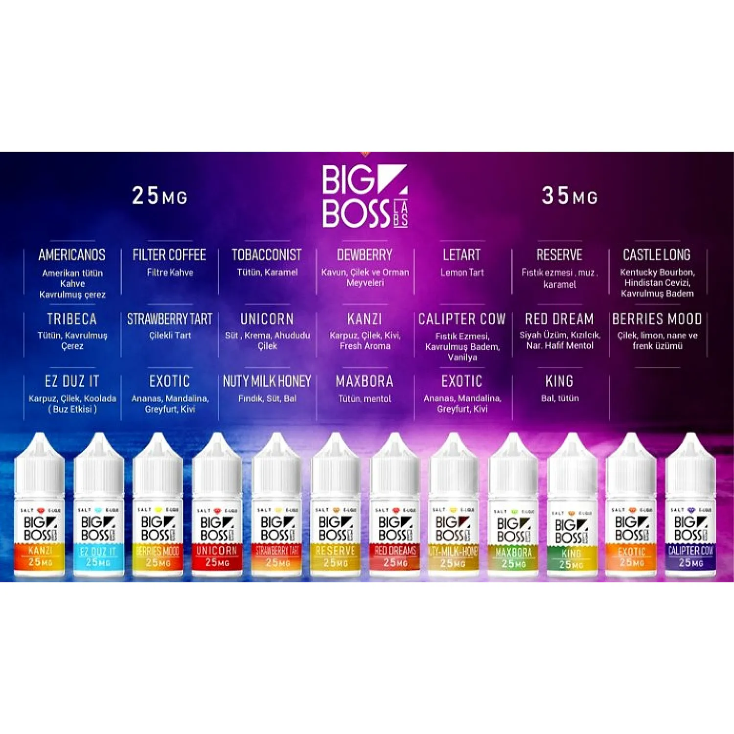 Big Boss - Dewberry 30 ml Salt Likit - En Uygun Fiyatlı Orijinal Ürün
