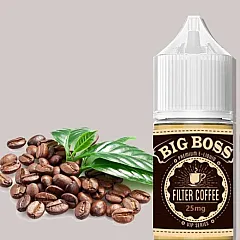 Big Boss - Filtre Kahve 30 ml Salt Likit - En Uygun Fiyatlı Orijinal Ürün