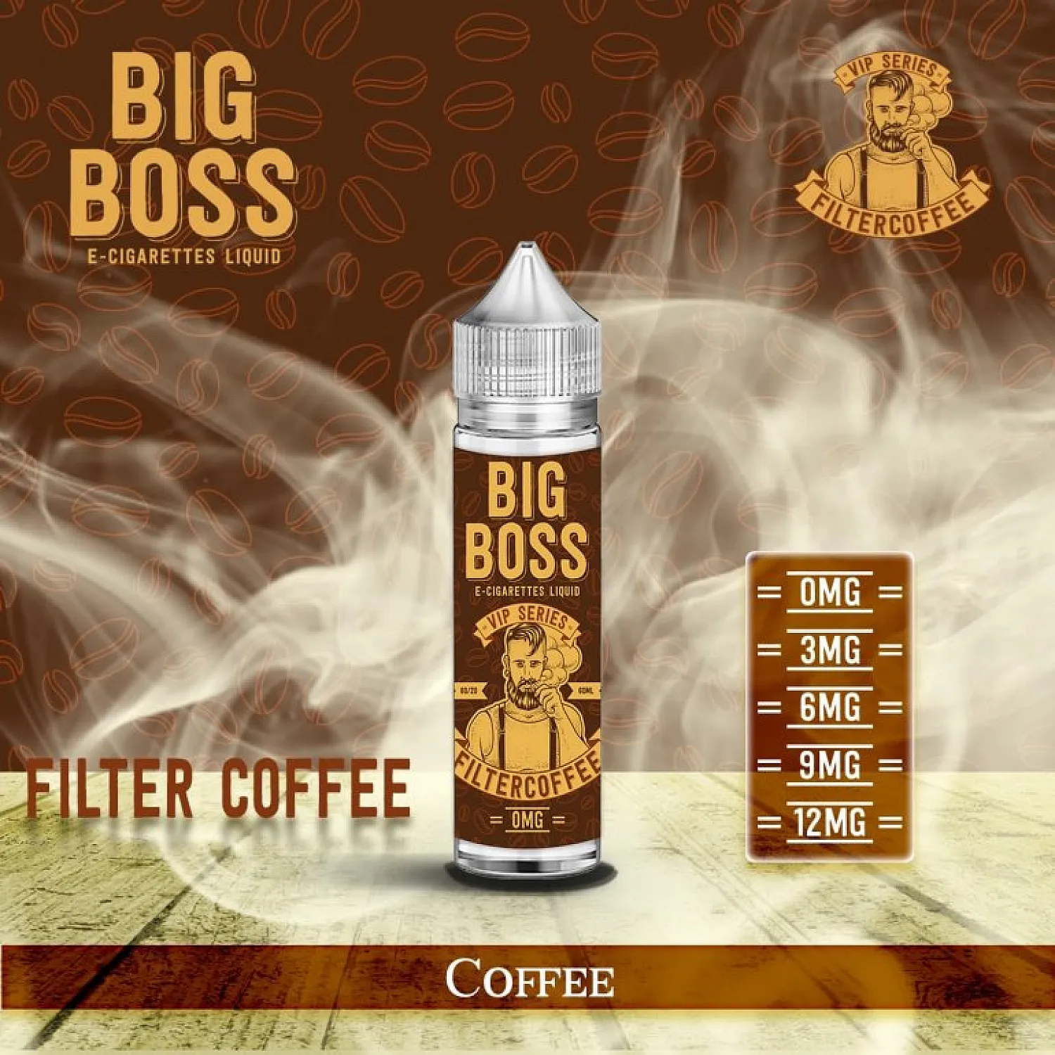 Big Boss - Filtre Kahve 60 ml Premium Likit - En Uygun Fiyatlı Orijinal Ürün
