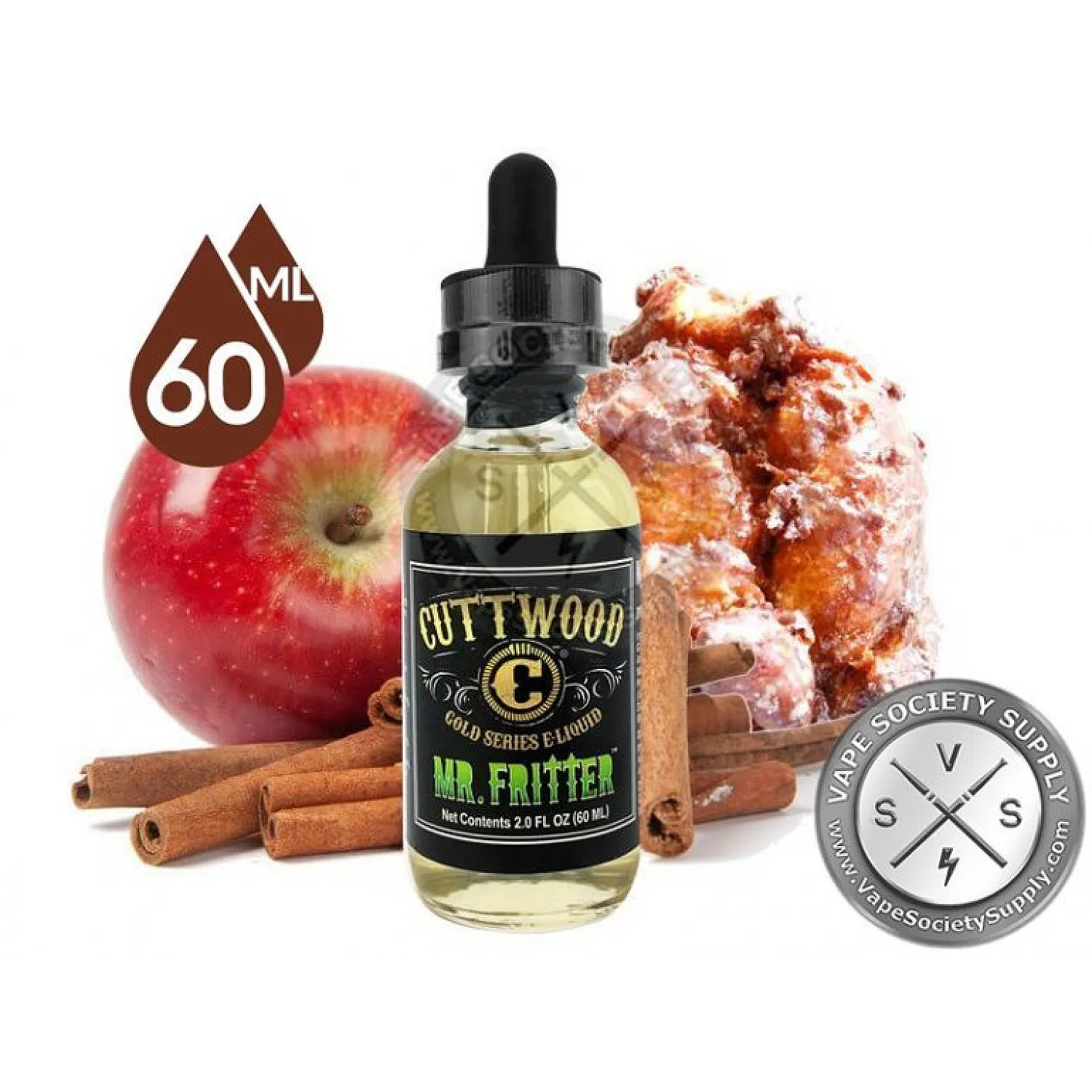 Cuttwood - Mr.Fritter 60 ml Premium Likit - En Uygun Fiyatlı Orijinal Ürün
