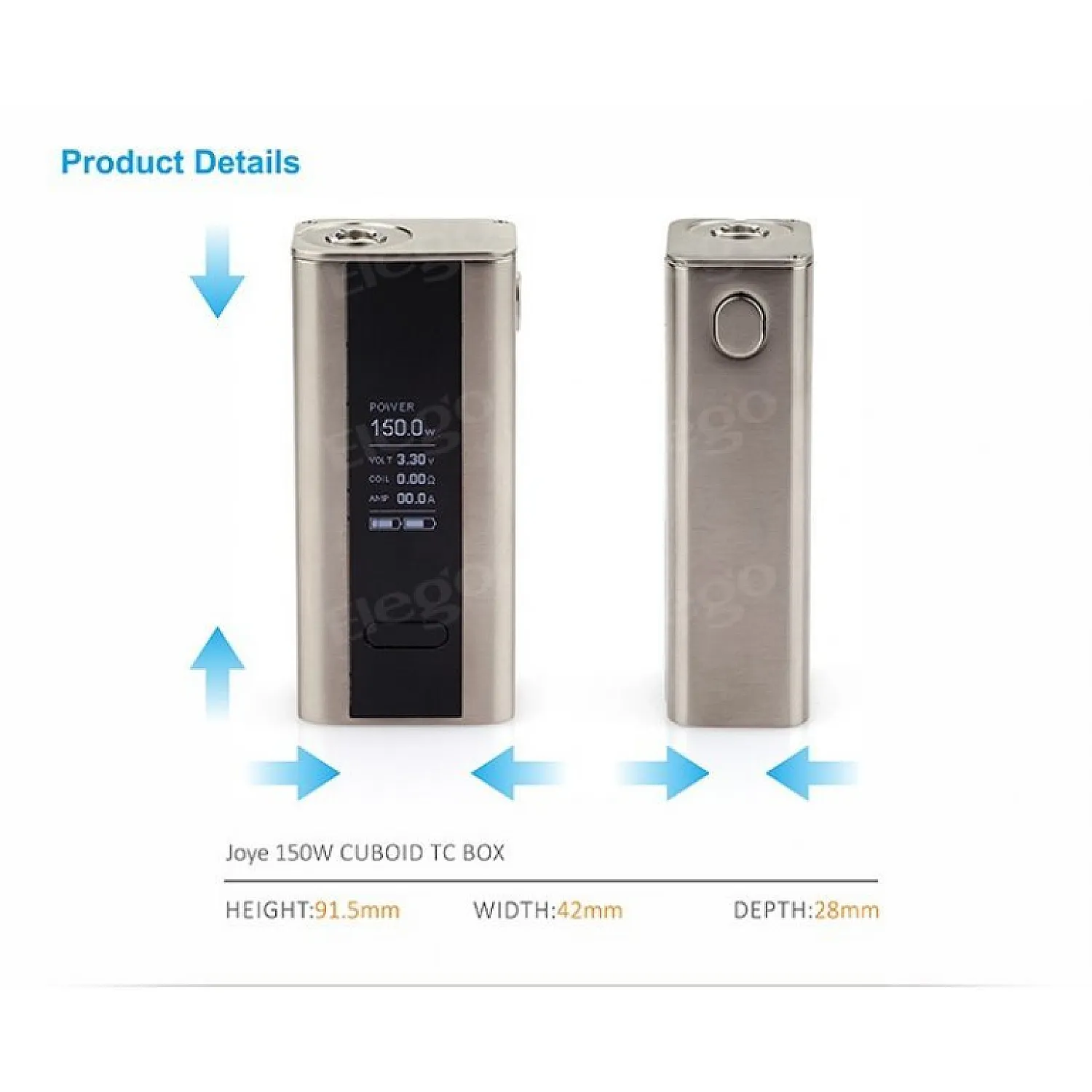 Joyetech - Cuboid 150W TC Elektronik Sigara Mod - En Uygun Fiyatlı Orijinal Ürün