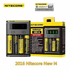 Nitecore New i4 intelli charger Li-ion 4 lü Pil Şarj Cihazı - En Uygun Fiyatlı Orijinal Ürün