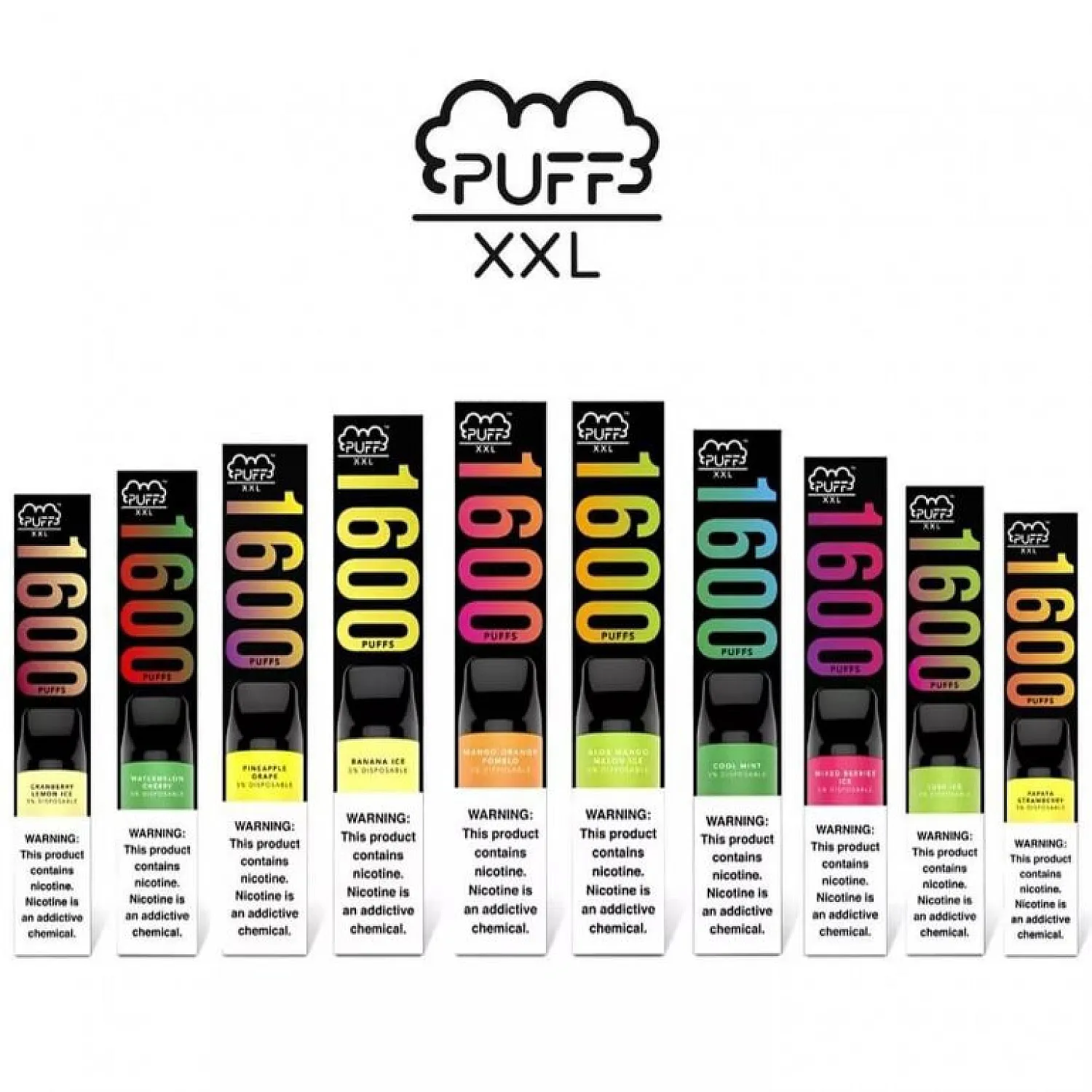 Puff Bar - XXL 1600 Puff Tek Kullanımlık Elektronik Sigara - En Uygun Fiyatlı Orijinal Ürün
