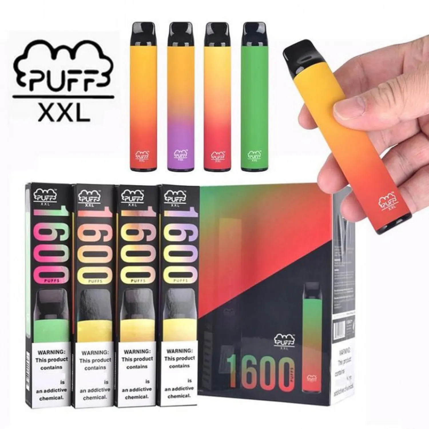 Puff Bar - XXL 1600 Puff Tek Kullanımlık Elektronik Sigara - En Uygun Fiyatlı Orijinal Ürün