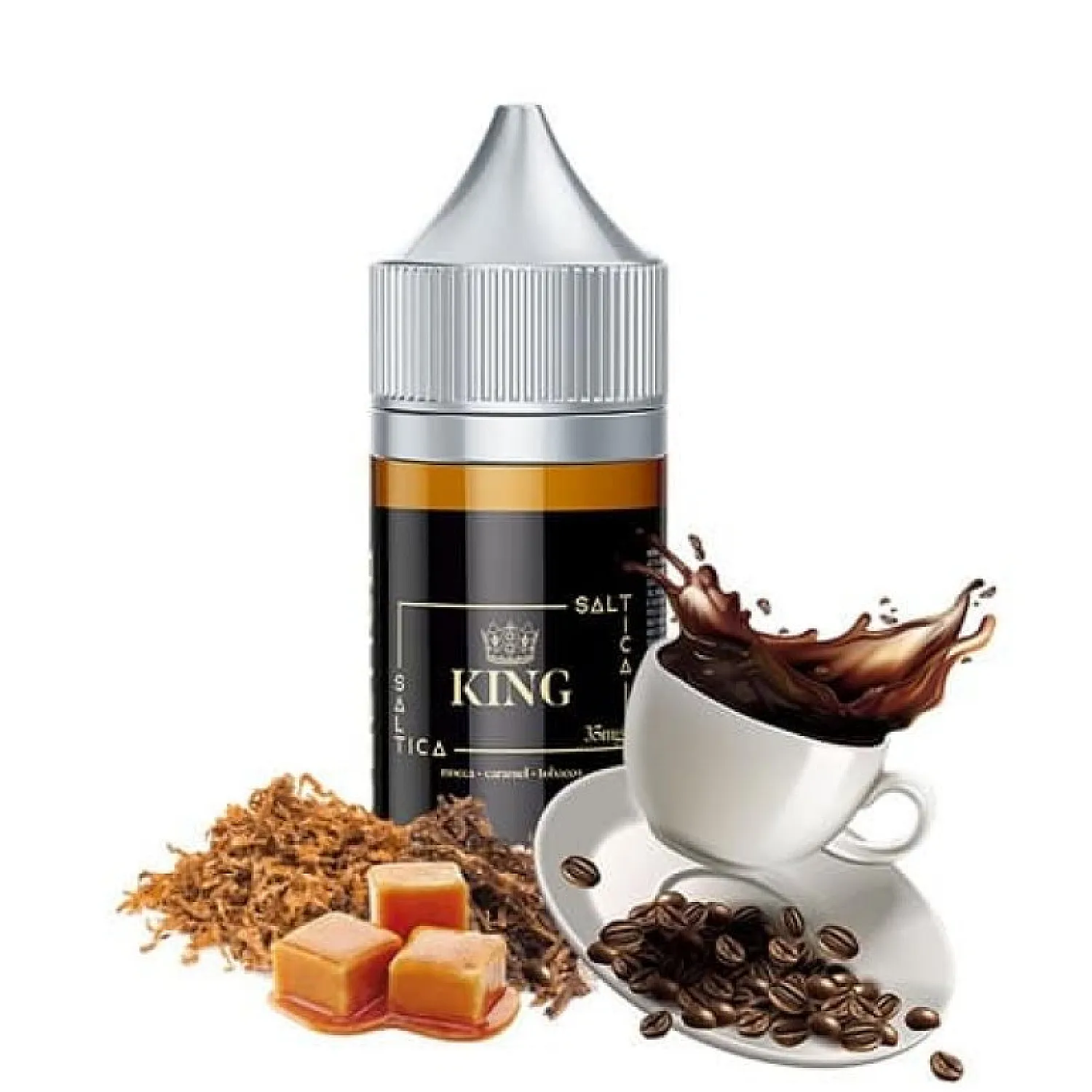 Saltica - King 30 ml Premium Salt Likit - En Uygun Fiyatlı Orijinal Ürün