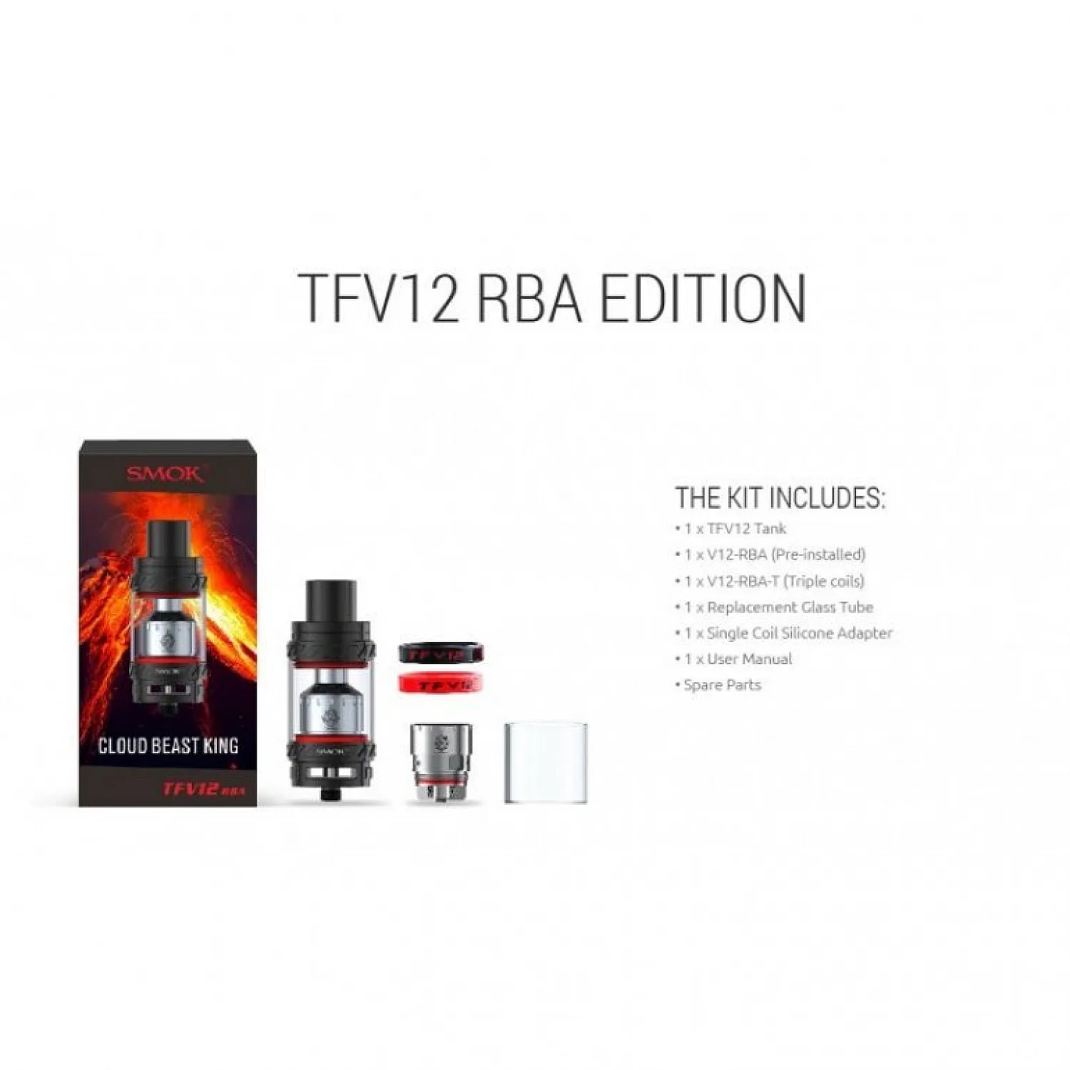 Smok TFV12 Cloud Beast King Elektronik Sigara Atomizer - En Uygun Fiyatlı Orijinal Ürün