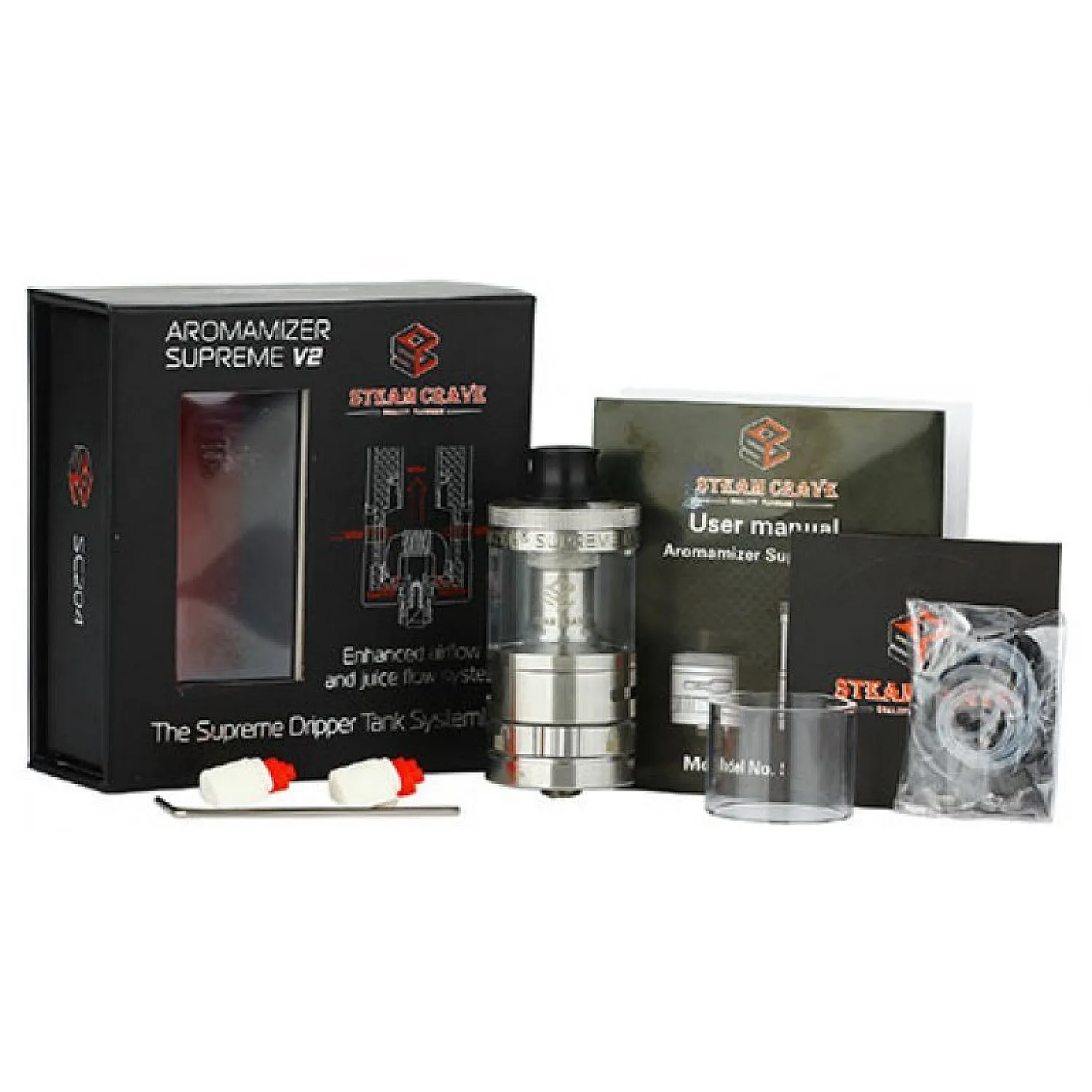 Steam Crave AROMAMİZER SUPREME V2 25MM Atomizer - En Uygun Fiyatlı Orijinal Ürün