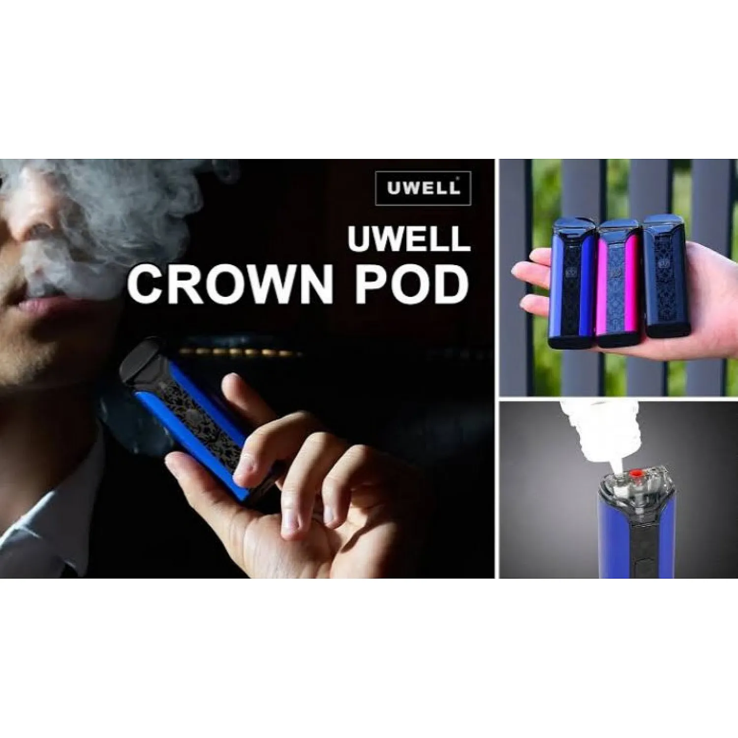 Uwell -Caliburn Crown 1250 mah 25w Pod Mod Elektronik Sigara Kit - En Uygun Fiyatlı Orijinal Ürün