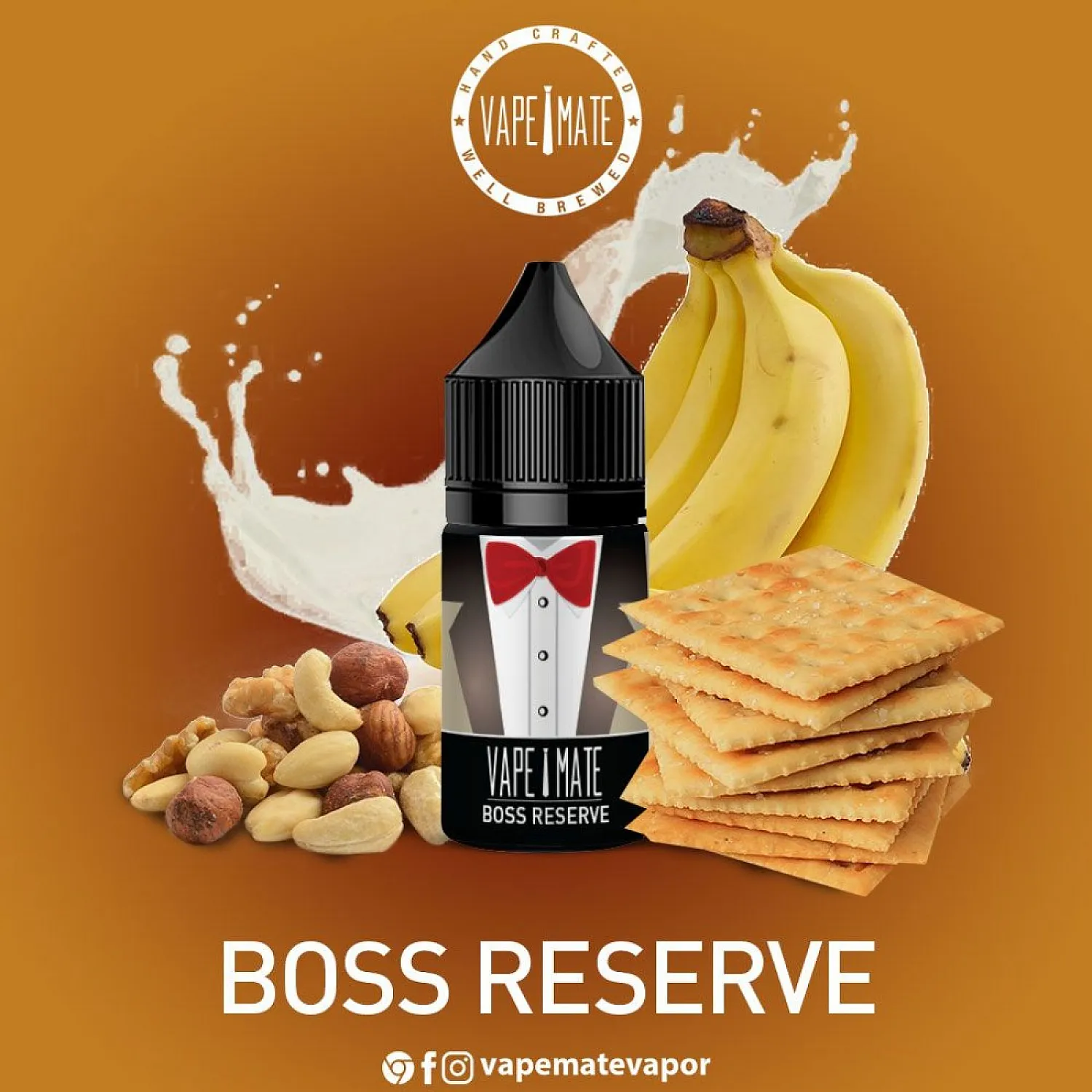 Vape Mate - Boss Reserve 30 ML Likit - En Uygun Fiyatlı Orijinal Ürün