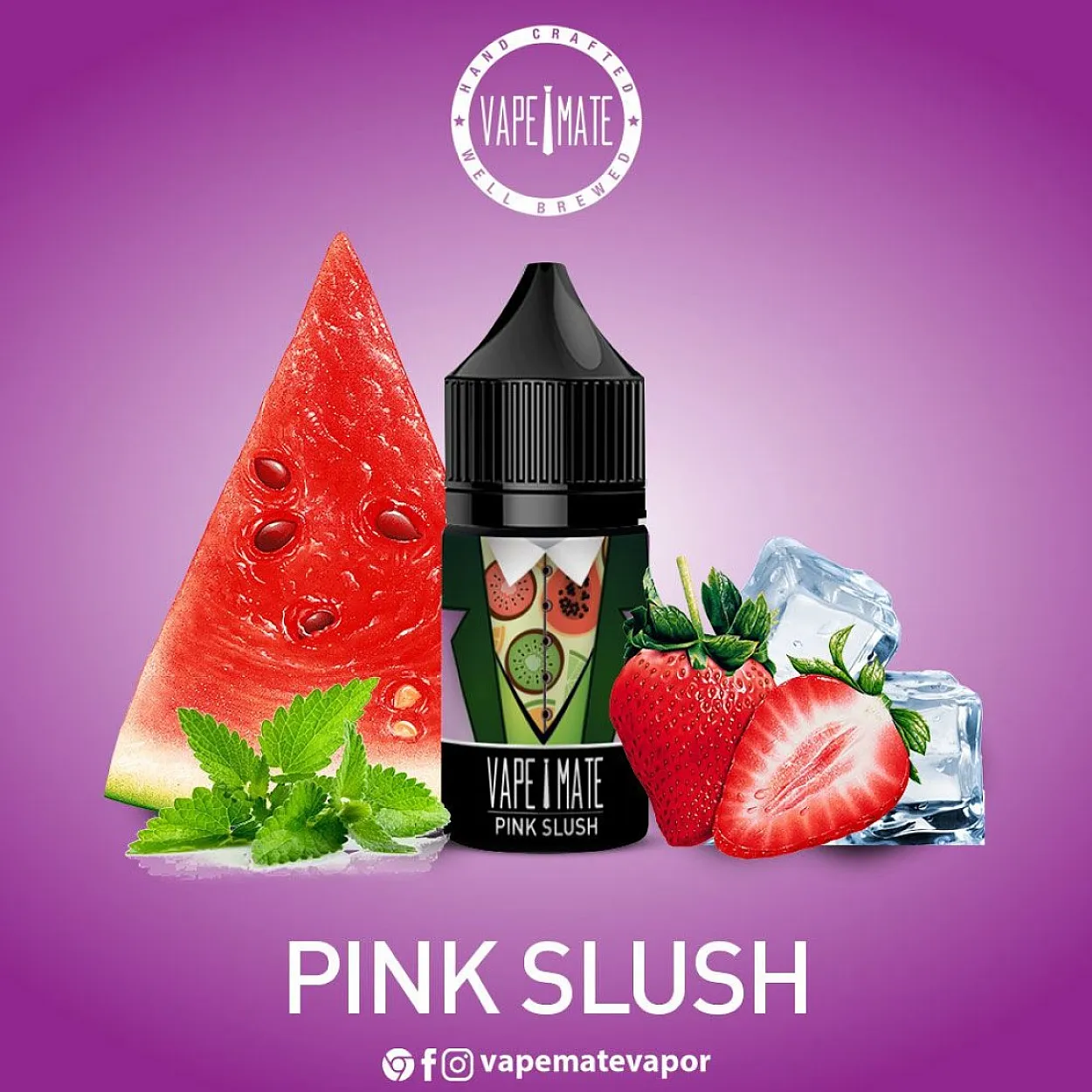 Vape Mate - Pink Slush 30 ML Likit