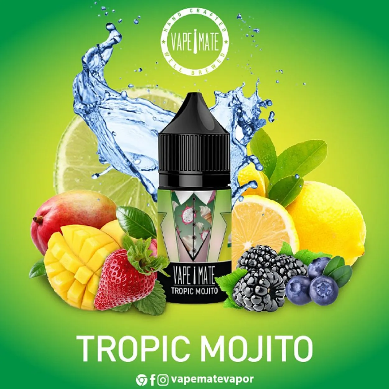 Vape Mate - Tropic Mojito 30 ml Salt Likit