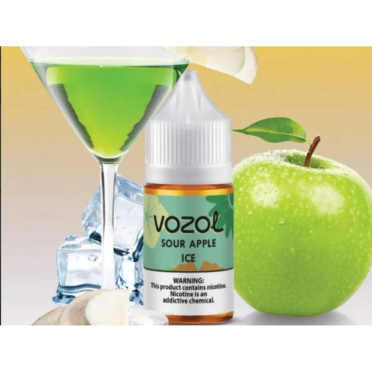 Vozol Bar - Sour Apple Ice 30 ml Salt Likit - En Uygun Fiyatlı Orijinal Ürün