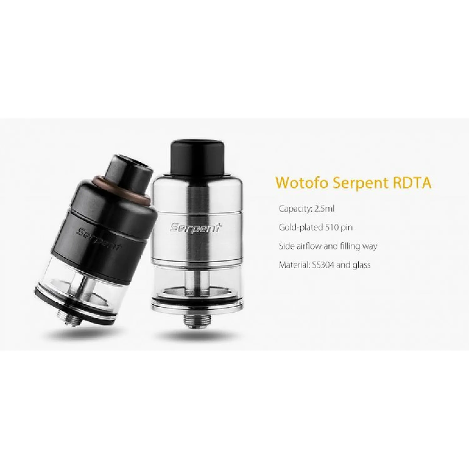 Wotofo Serpent RDTA Elektronik Sigara Atomizer - En Uygun Fiyatlı Orijinal Ürün