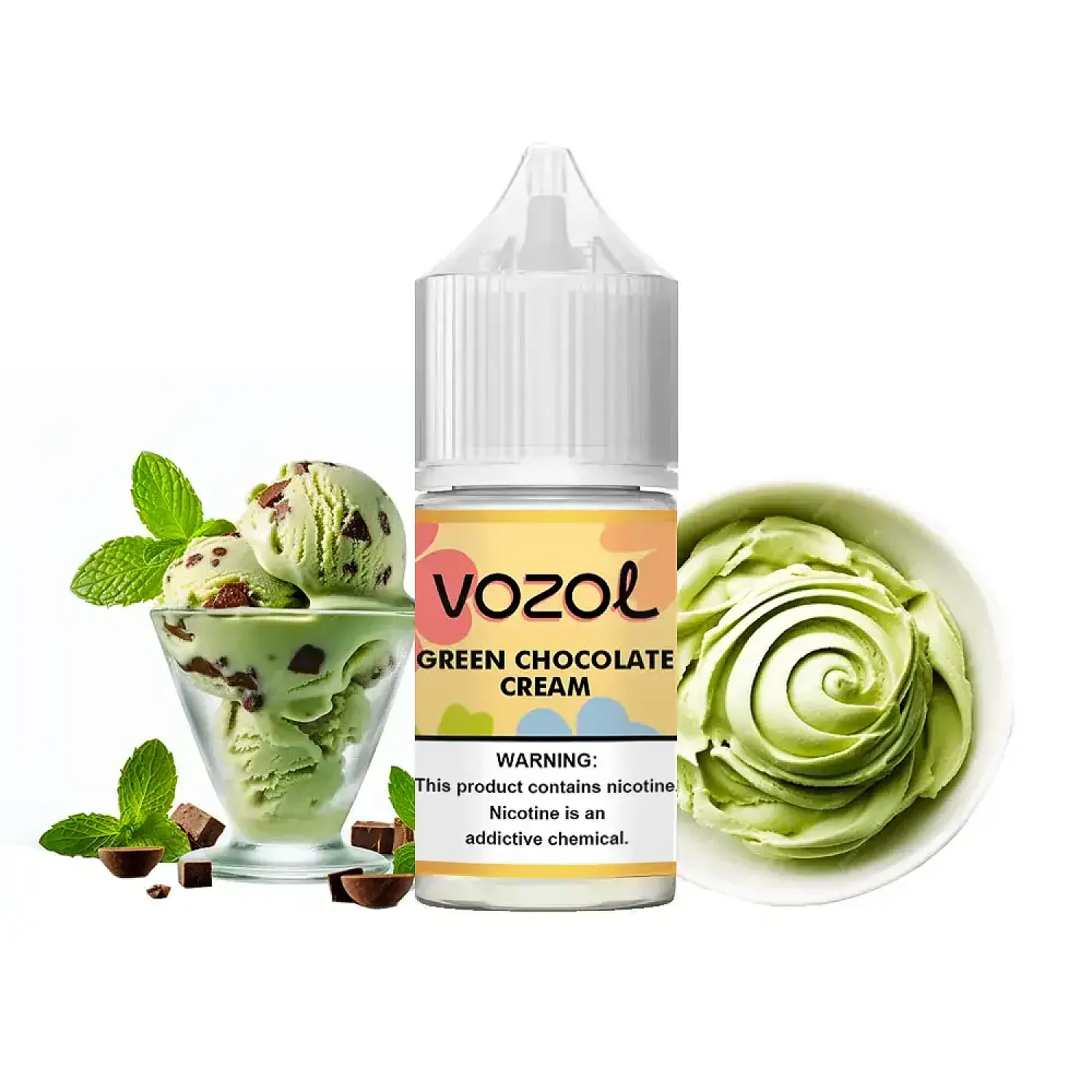 Vozol Bar - Green Chocolate Dream 30 ml Salt Likit - En Uygun Fiyatlı Orijinal Ürün