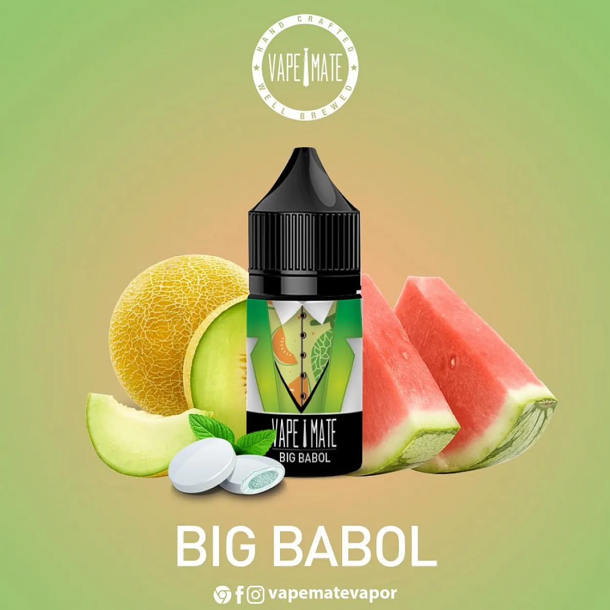 Vape Mate - Big Babol 30 ML Salt Likit