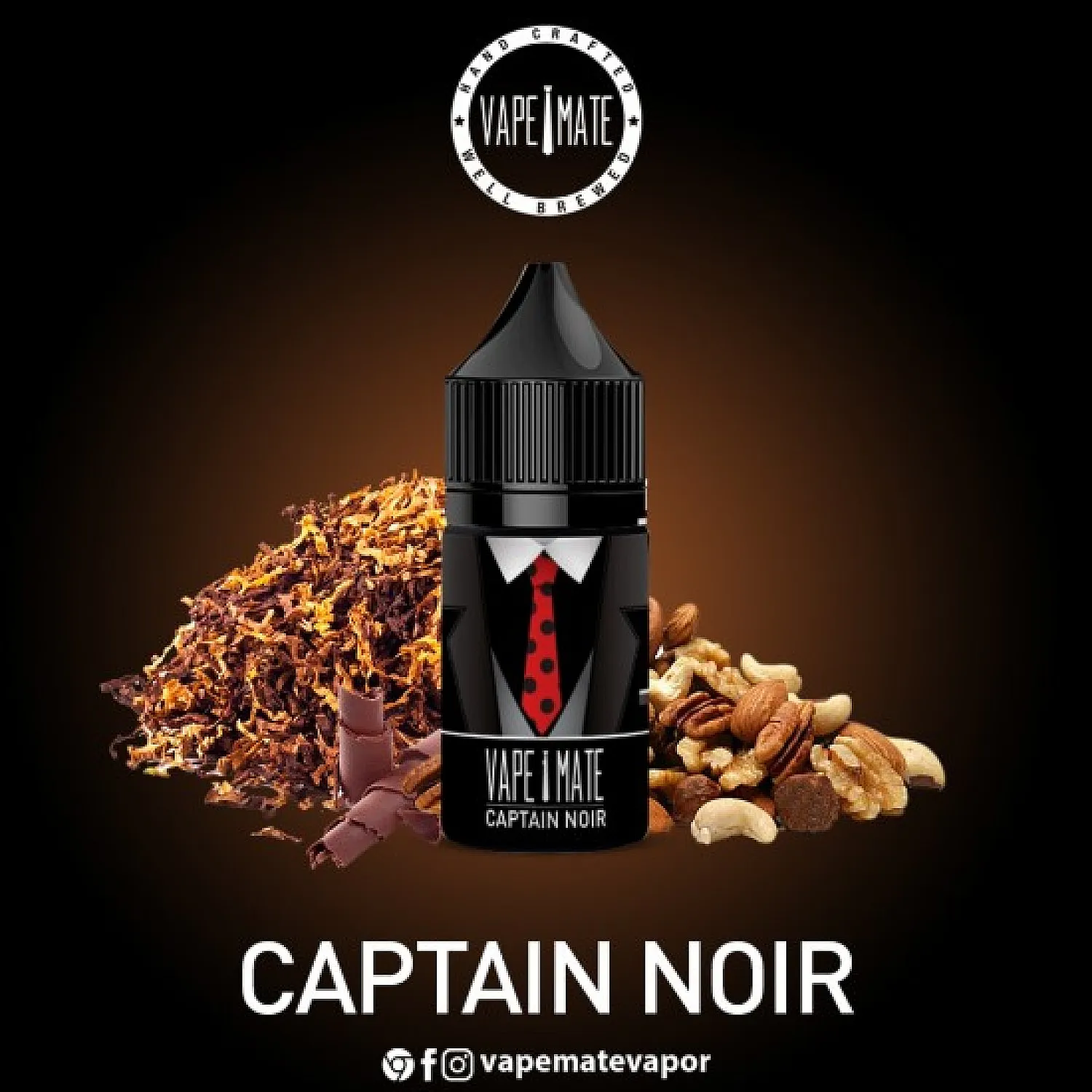Vape Mate - Captain Noir 30 ML Salt Likit - En Uygun Fiyatlı Orijinal Ürün