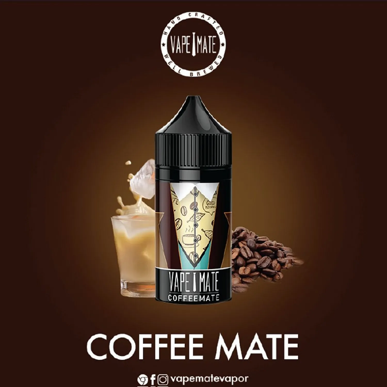 Vape Mate - Coffee Mate 30 ML Likit - En Uygun Fiyatlı Orijinal Ürün
