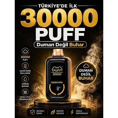 Puff - 30000 Puff Tek Kullanımlık Elektronik Sigara