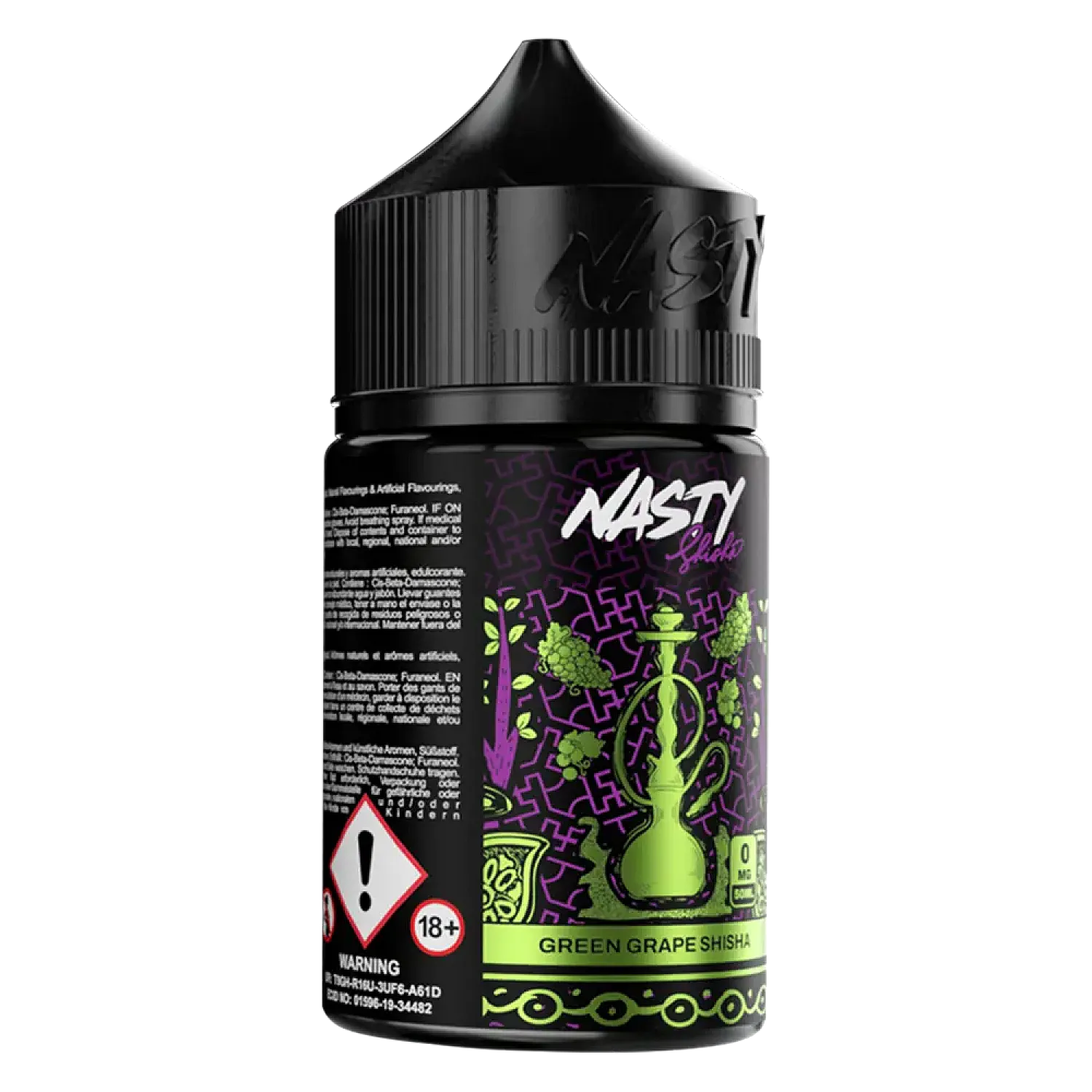 Nasty Juice - Shisha Green Grape 60 ml Premium Likit