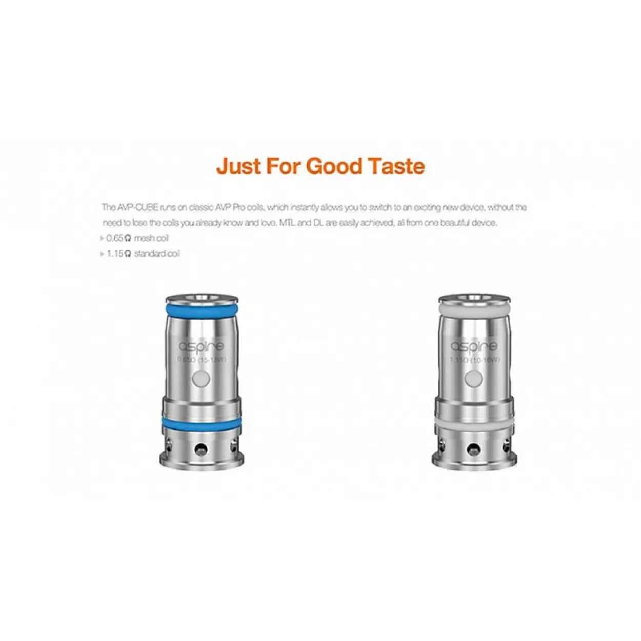 Aspire - Avp Pro & Cube Coil (5’li Paket)