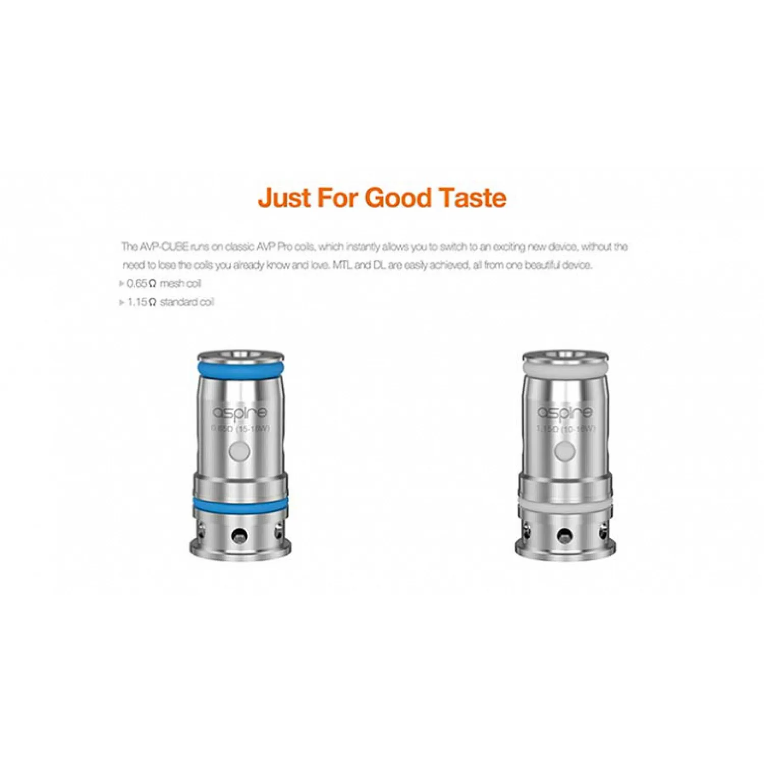 Aspire - Avp Pro & Cube Coil (5’li Paket)