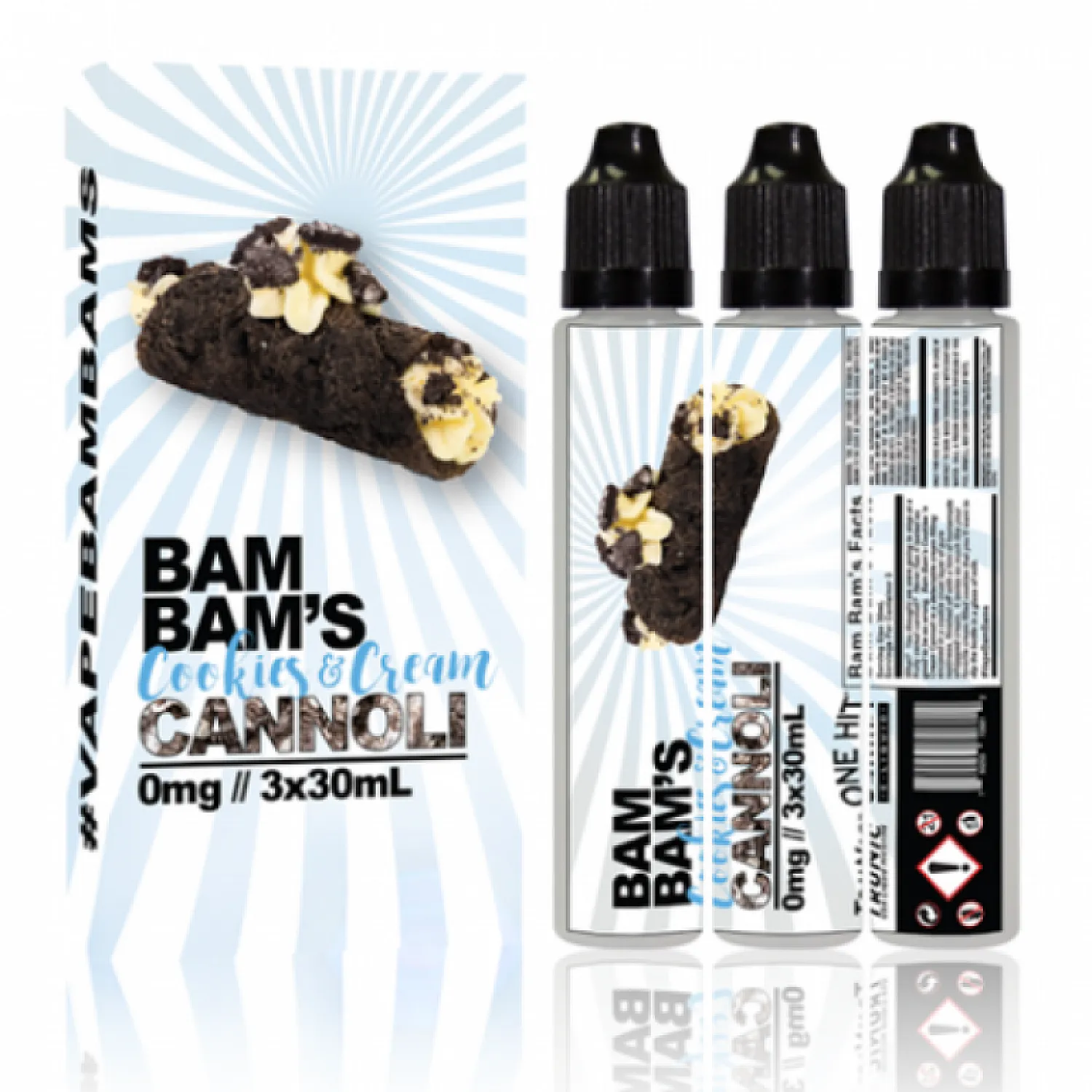 Bam Bam's - Cookies & Cream Cannoli Premium Likit