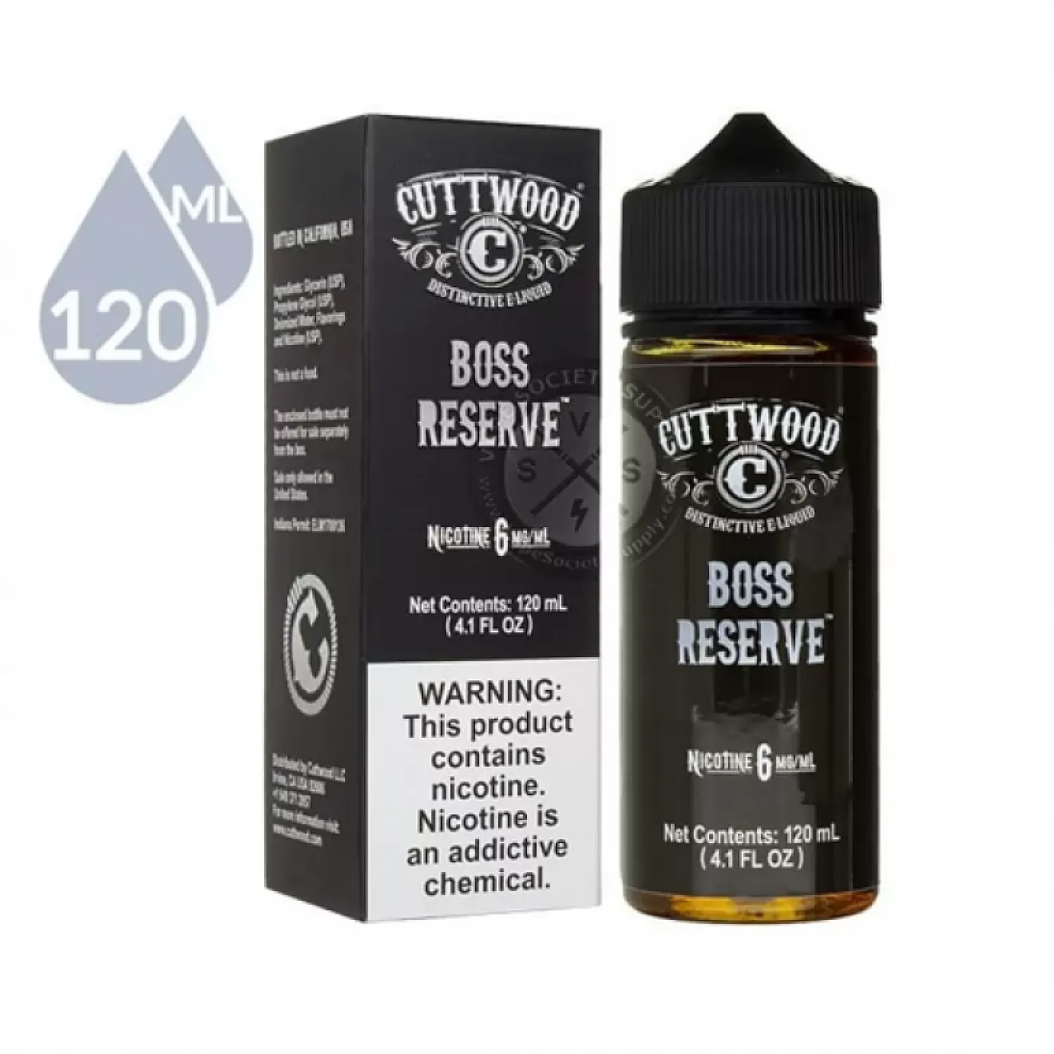 Cuttwood - Boss Reserve 120 ml. Elektronik Sigara Likit - En Uygun Fiyatlı Orijinal Ürün