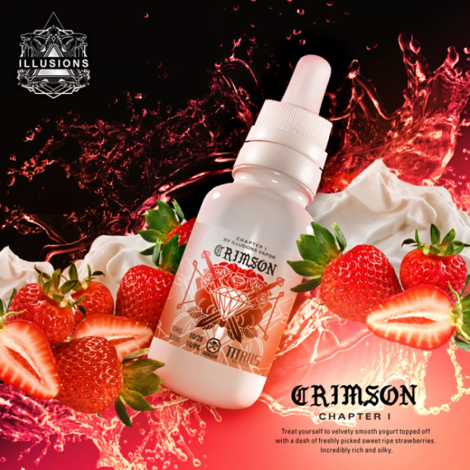 İllusiouns -  Crimson 60 ml Premium Likit