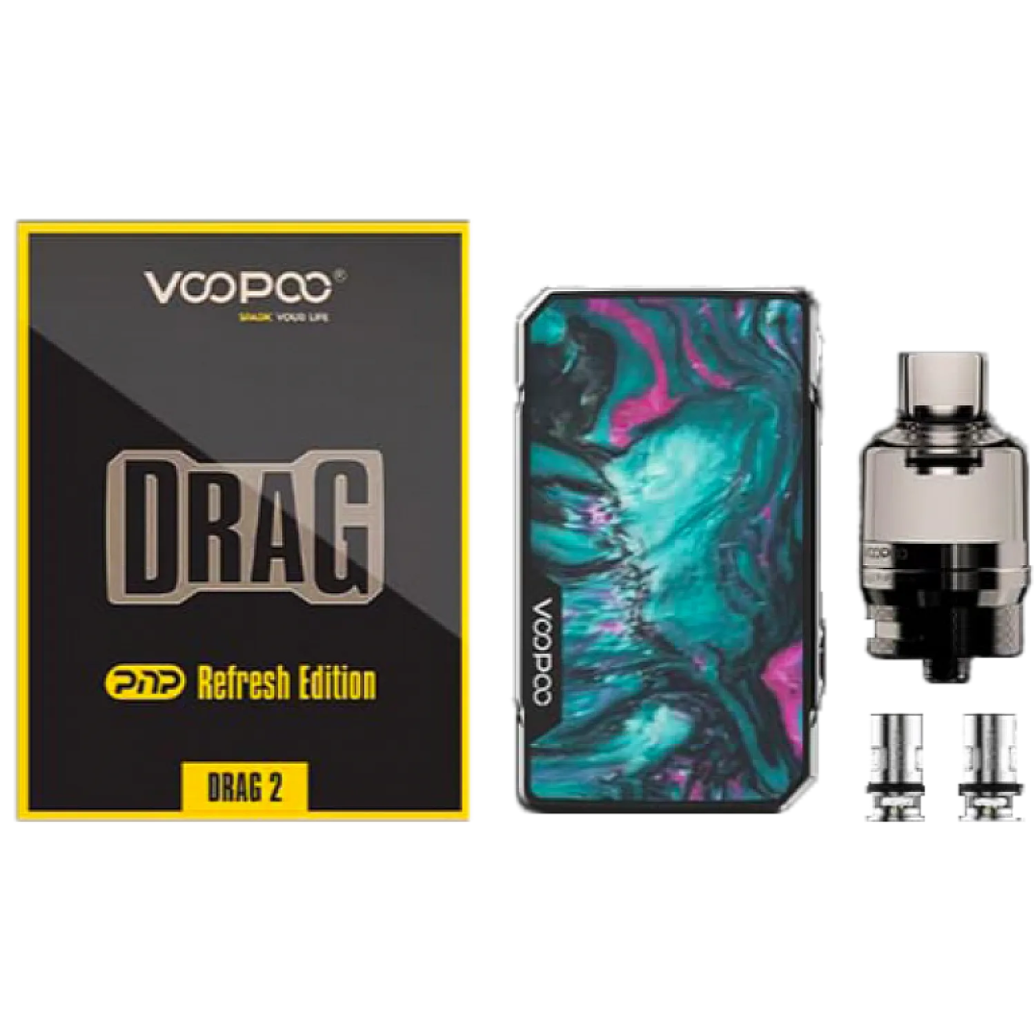 Voopoo - Drag 2 PNP Tank 177 W Elektronik Sigara Kit - En Uygun Fiyatlı Orijinal Ürün