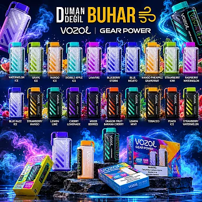 Vozol Gear Power 20000 Puff Tek Kullanımlık Elektronik Sigara